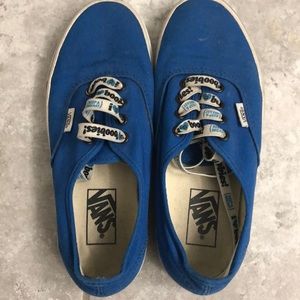 Vans royal blue shoes